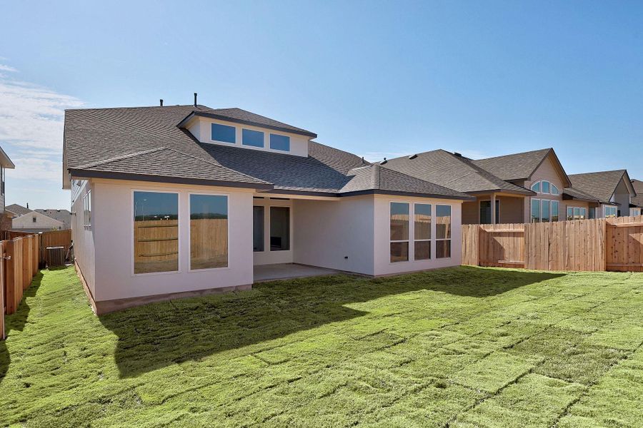 Exterior details and patio area of a home in Nolina, Georgetown (Image 24).