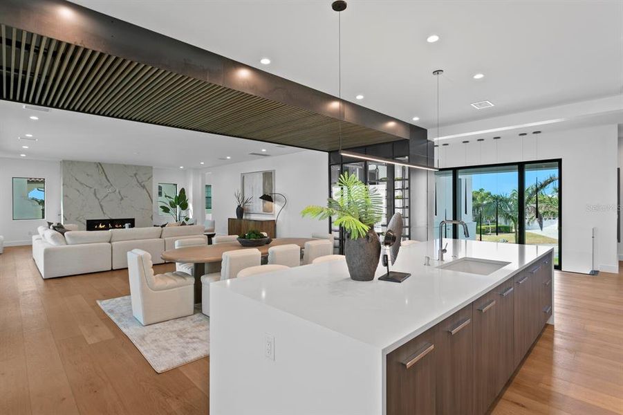 Furnished interior view inside a new home in , St. Petersburg (Image 15).