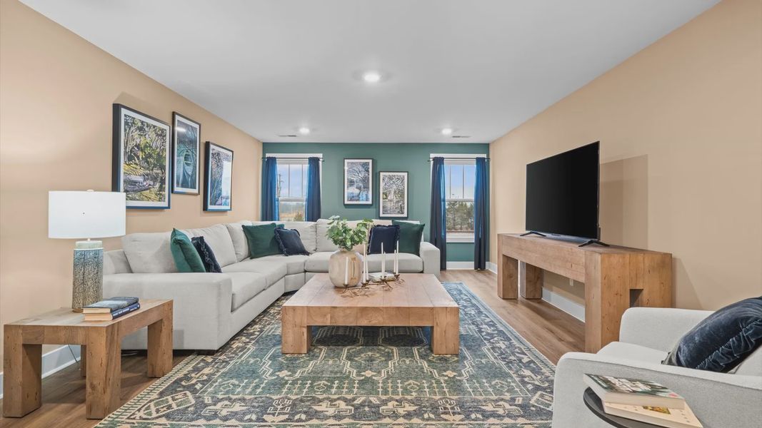 Furnished interior view inside a new home in Fox Hollow, Spartanburg (Image 24).