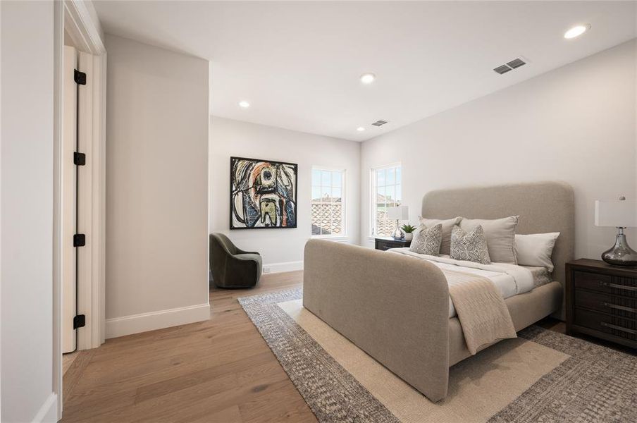 Furnished interior view inside a new home in , Flower Mound (Image 25).
