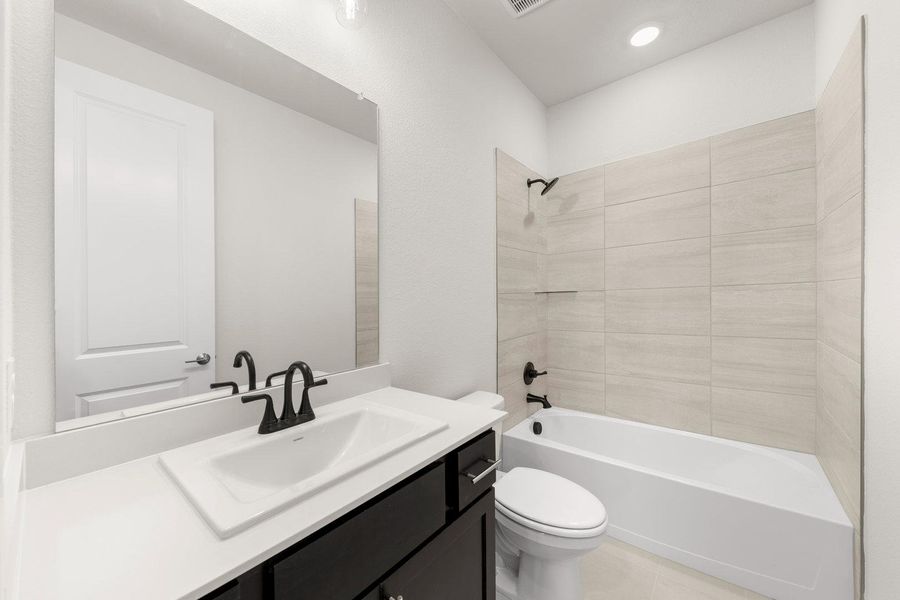 Furnished interior view inside a new home in Discovery Collection at Painted Tree Village, McKinney (Image 11). Furnished interior view inside a new home in Discovery Collection at Painted Tree Village, McKinney (Image 11).