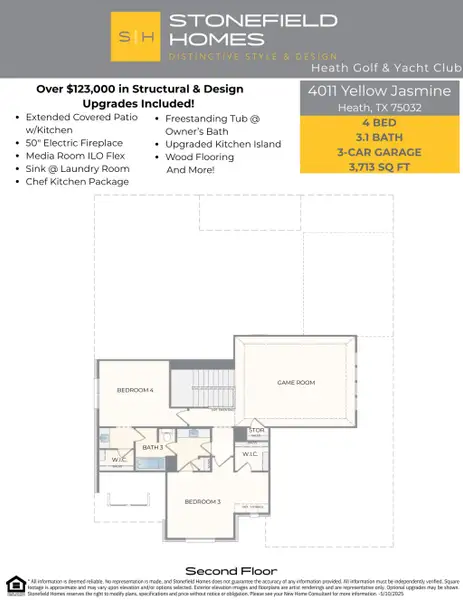 2D floor plan layout of this home in Heath Golf and Yacht Club, Heath, TX (Image 4). 2D floor plan layout of this home in Heath Golf and Yacht Club, Heath, TX (Image 4).