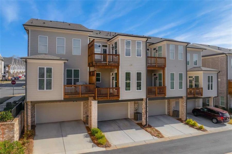Exterior details and patio area of a home in , Peachtree Corners (Image 26). Exterior details and patio area of a home in , Peachtree Corners (Image 26).