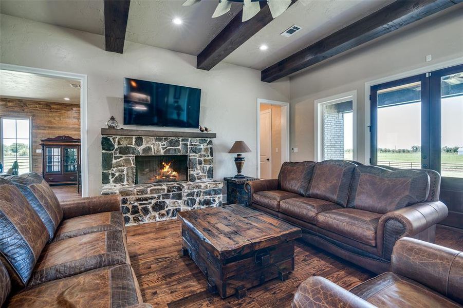 Furnished interior view inside a new home in , Wills Point (Image 23). Furnished interior view inside a new home in , Wills Point (Image 23).