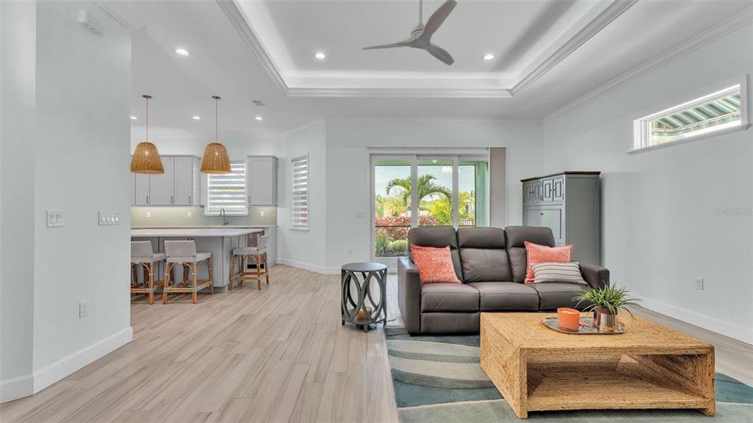 Furnished interior view inside a new home in , Polk City (Image 16).
