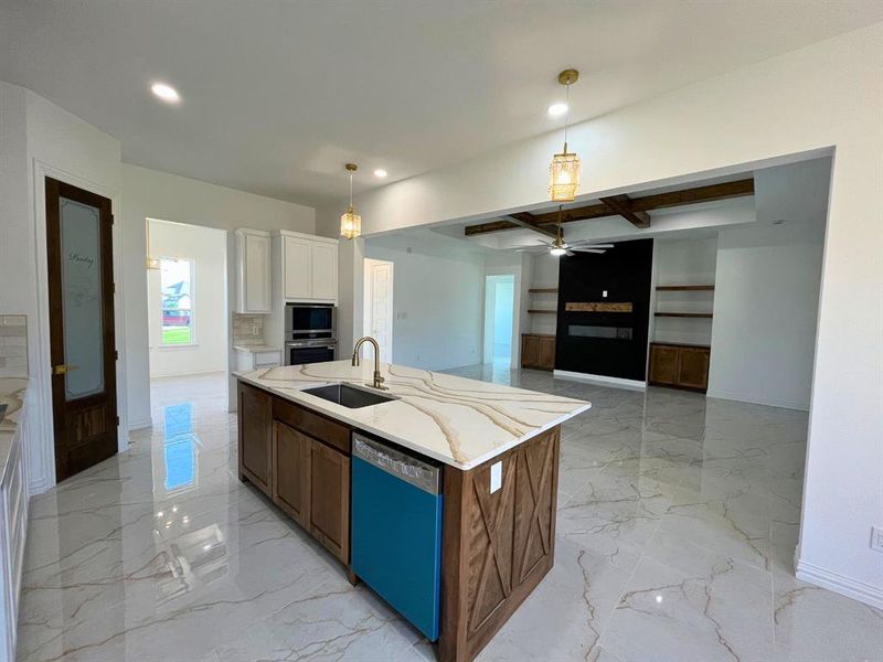 Furnished interior view inside a new home in , Weatherford (Image 15).