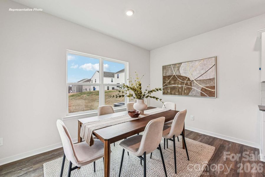 Furnished interior view inside a new home in Huffman Ridge, Hickory (Image 7).