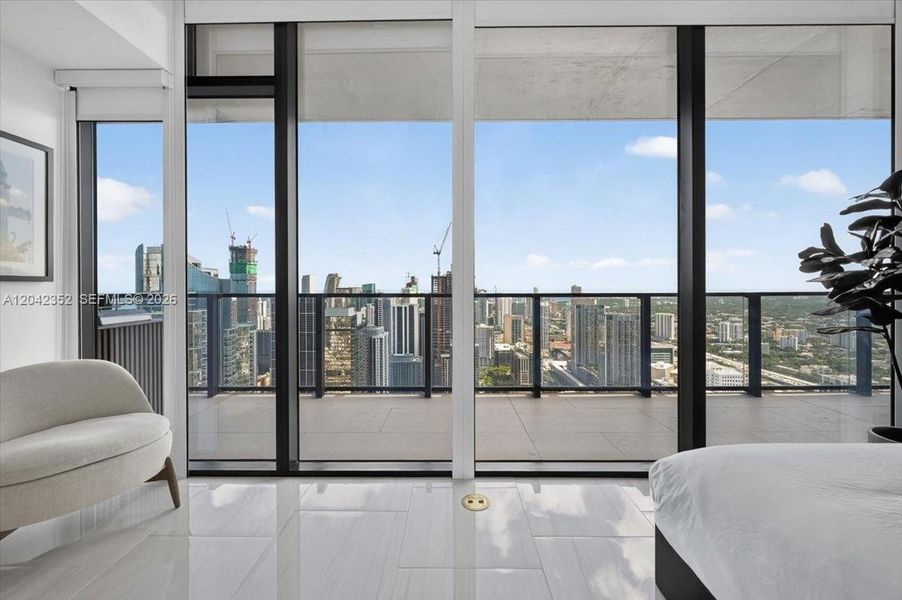 Furnished interior view inside a new home in , Miami (Image 7).