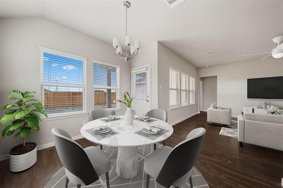 Furnished interior view inside a new home in Rollingbrook Estates, Baytown (Image 9).