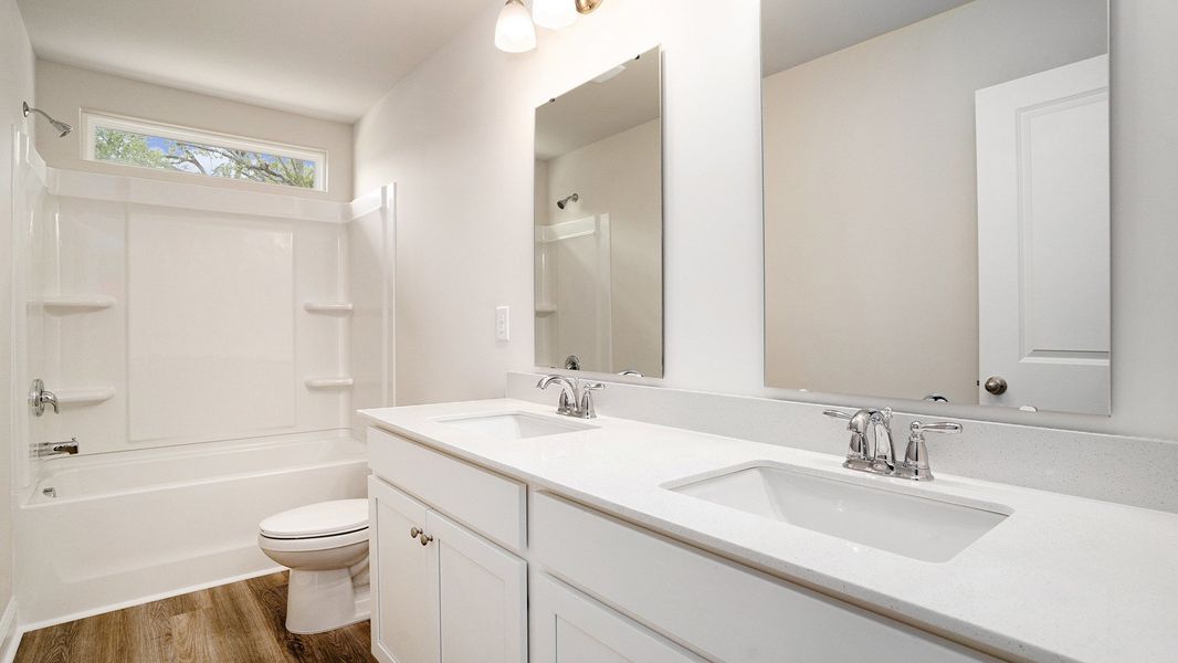 Furnished interior view inside a new home in Shell Pointe, Gilbert (Image 10). Furnished interior view inside a new home in Shell Pointe, Gilbert (Image 10).