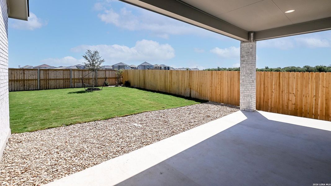 Exterior details and patio area of a home in Legacy at Lake Dunlap, New Braunfels (Image 3). Exterior details and patio area of a home in Legacy at Lake Dunlap, New Braunfels (Image 3).