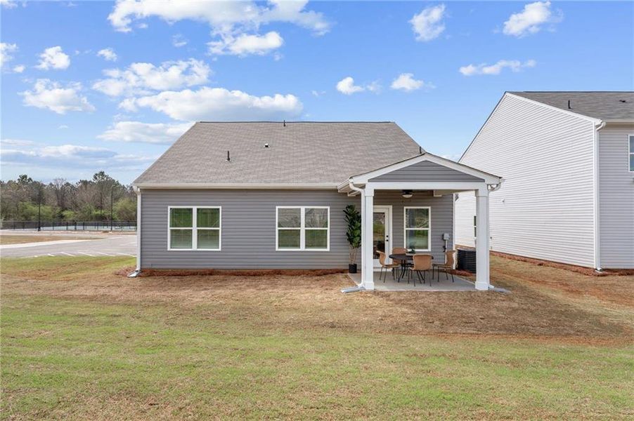 Exterior details and patio area of a home in , Rockmart (Image 4).