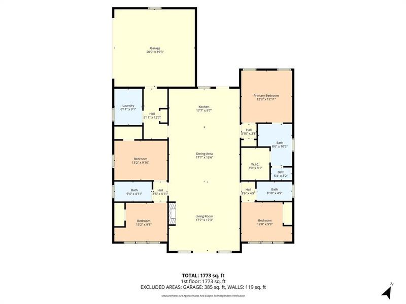 View of home floor plan