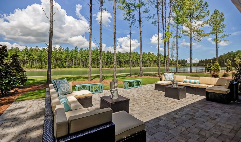 Covered patio to enjoy outdoors