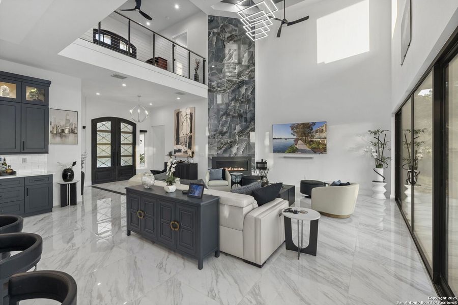 Furnished interior view inside a new home in , Spring Branch (Image 42).