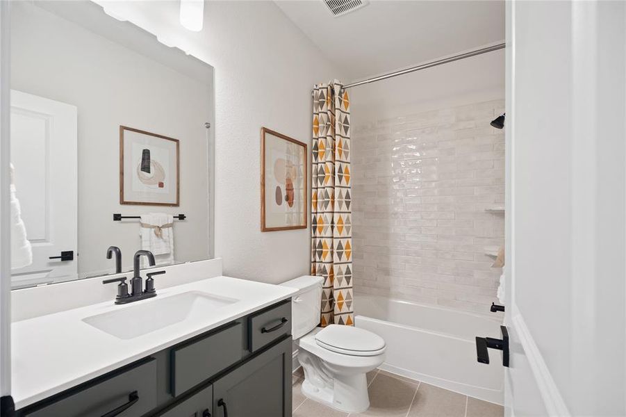 Beazer Homes Lovers Landing Madison Floorplan. This is not a photo of the actual home, but is a photo of the Madison floorplan.