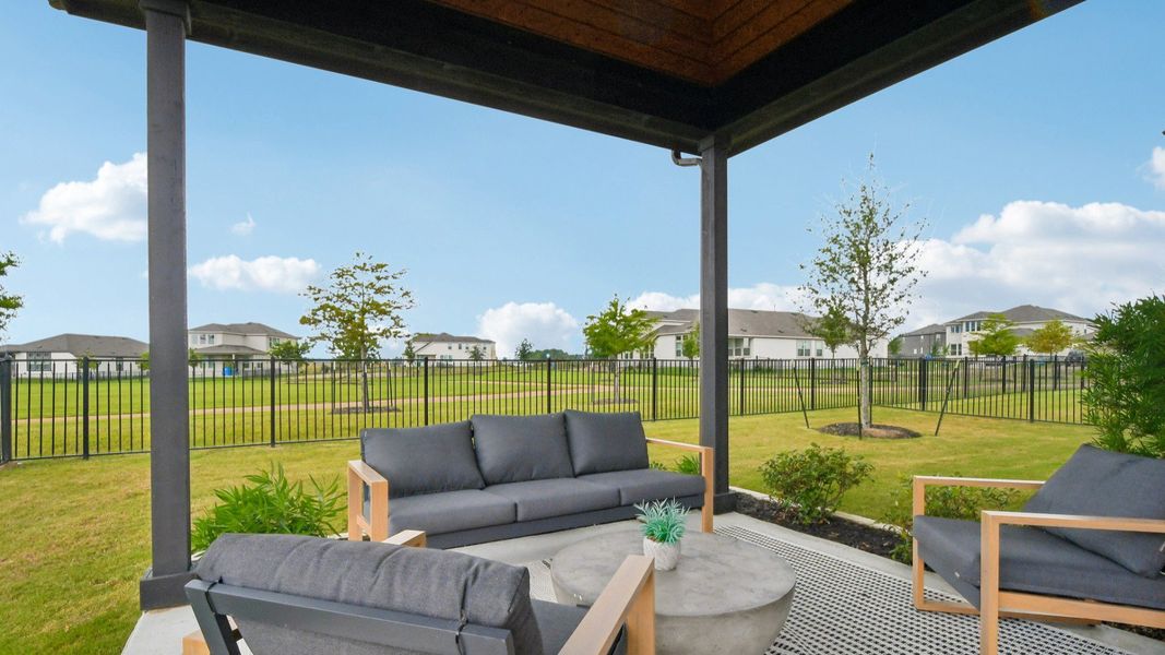 Representative furnished interior of a home built from the Elm by DRB Homes in Preserve at Lakeside Meadows, Pflugerville (Image 29). Representative furnished interior of a home built from the Elm by DRB Homes in Preserve at Lakeside Meadows, Pflugerville (Image 29).