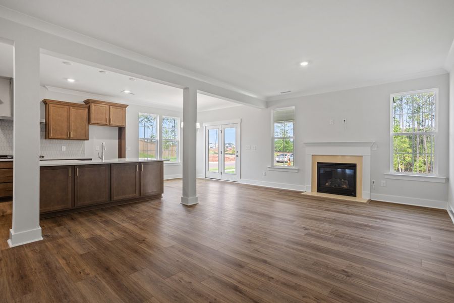 Spacious, unfurnished interior of a new home in Sweetbrier, Durham (Image 17).