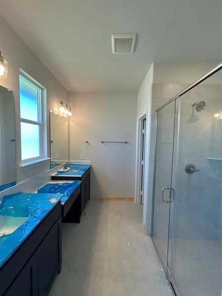 In-progress construction of a new home in Terra Escalante, Blue Ridge, TX (Image 12).