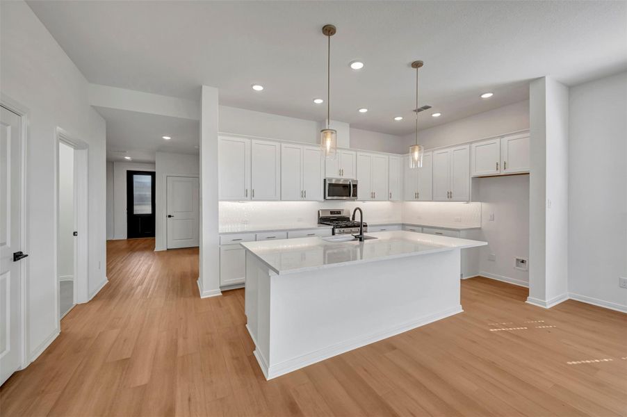Furnished interior view inside a new home in Austin Point, Richmond (Image 13).