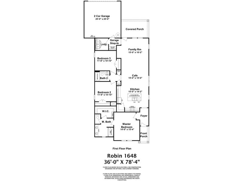 2D floor plan layout for the Robin by Ivey Homes in Tillery Park, Grovetown, GA (Image 4). 2D floor plan layout for the Robin by Ivey Homes in Tillery Park, Grovetown, GA (Image 4).
