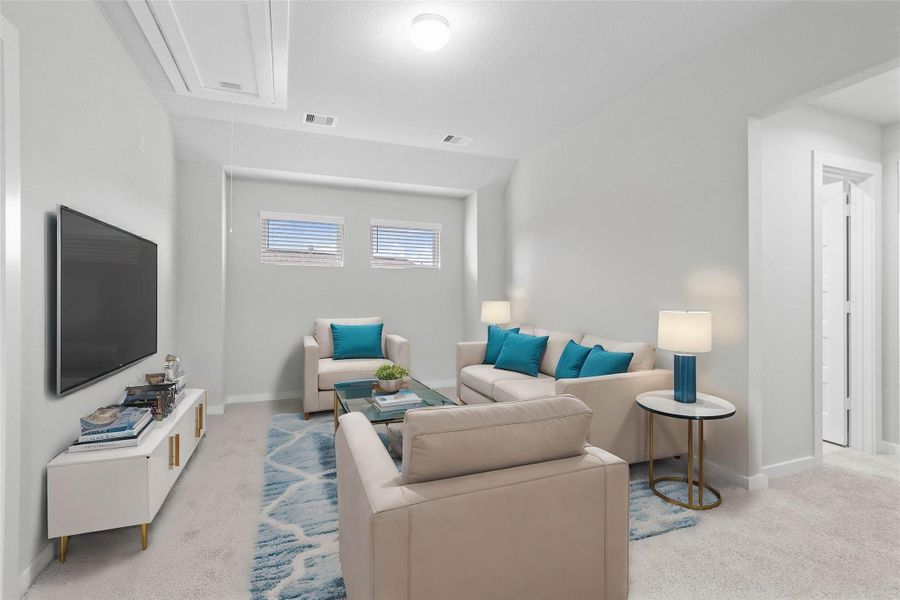 Furnished interior view inside a new home in Forest Village, Spring (Image 6).