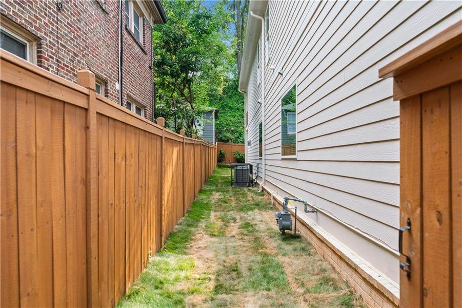 Exterior details and patio area of a home in , Atlanta (Image 27).