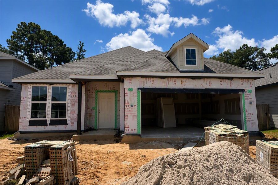 In-progress construction of a new home in Granger Pines, Conroe, TX (Image 19). In-progress construction of a new home in Granger Pines, Conroe, TX (Image 19).