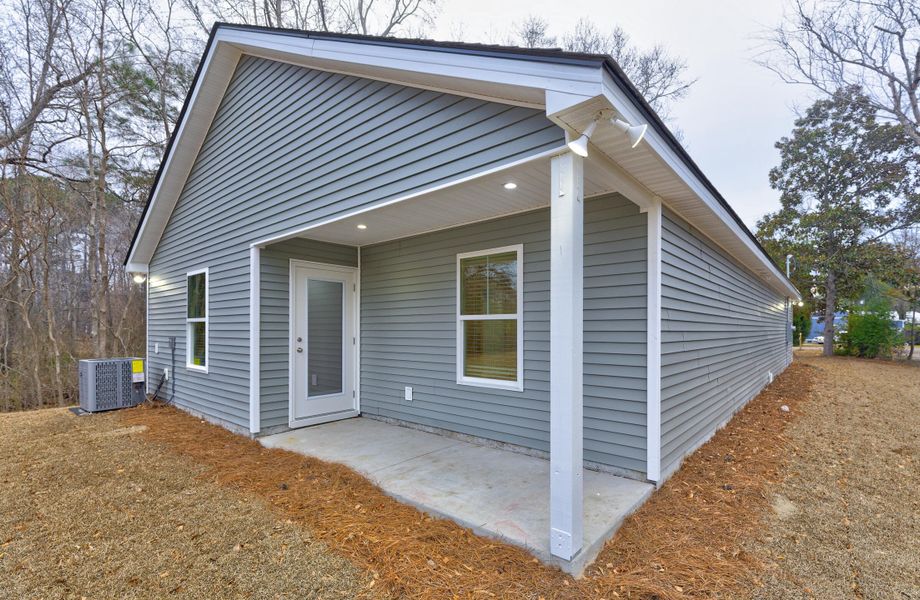Exterior details and patio area of a home in , Summerville (Image 27).
