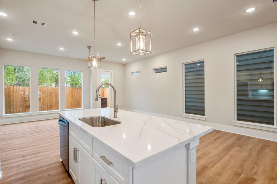 Furnished interior view inside a new home in , Houston (Image 17). Furnished interior view inside a new home in , Houston (Image 17).