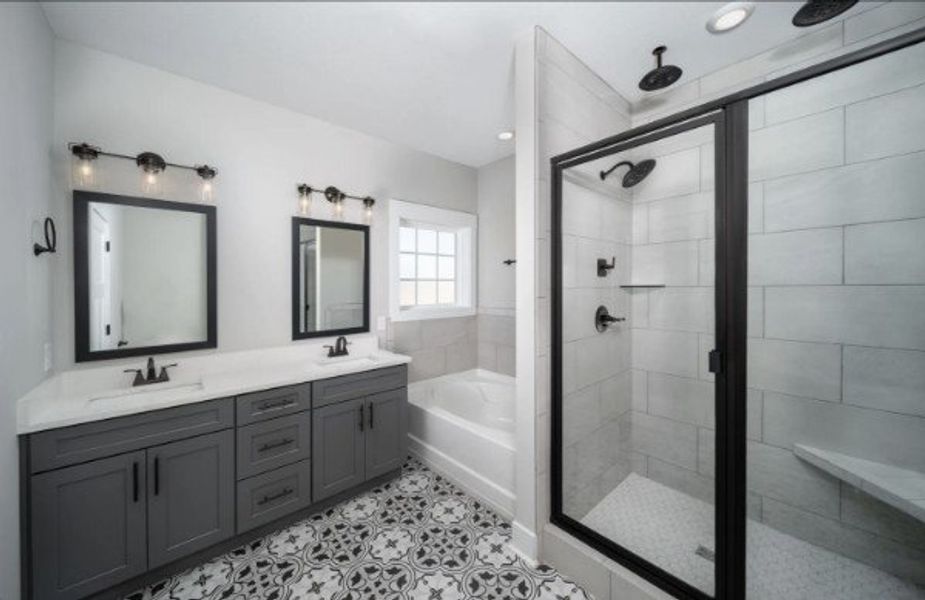 Furnished interior view inside a new home in Cherry Fields, Clarksville (Image 4). Furnished interior view inside a new home in Cherry Fields, Clarksville (Image 4).