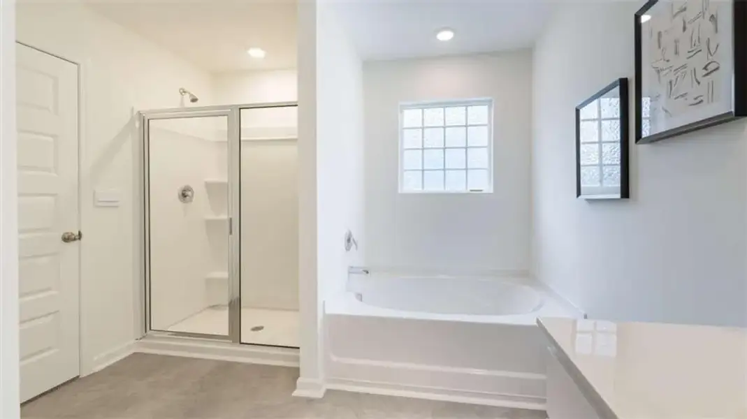 Spacious, unfurnished interior of a new home in The Village at Sandy Plains, Marietta (Image 19). Spacious, unfurnished interior of a new home in The Village at Sandy Plains, Marietta (Image 19).