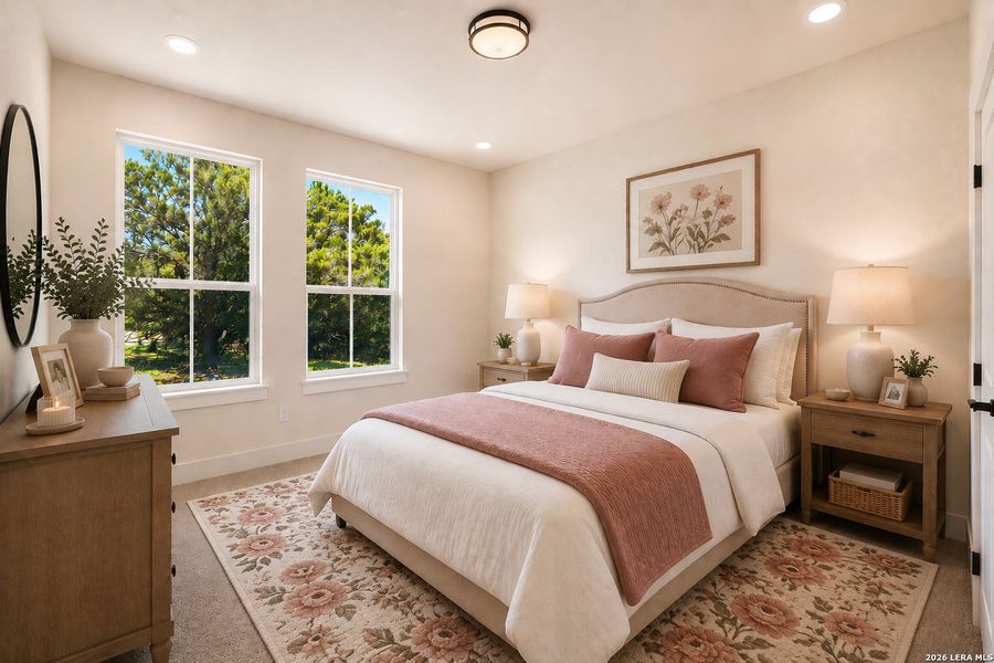Furnished interior view inside a new home in , Spring Branch (Image 18).