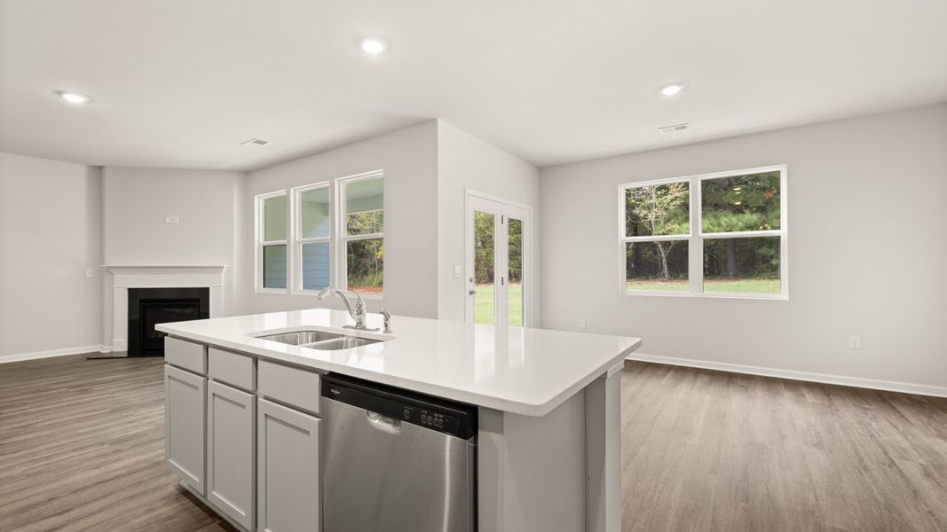 Furnished interior view inside a new home in Preserve at Dove Creek, Statham (Image 9).