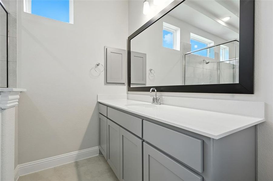 Furnished interior view inside a new home in Ridge Crossing, Waxahachie (Image 5).