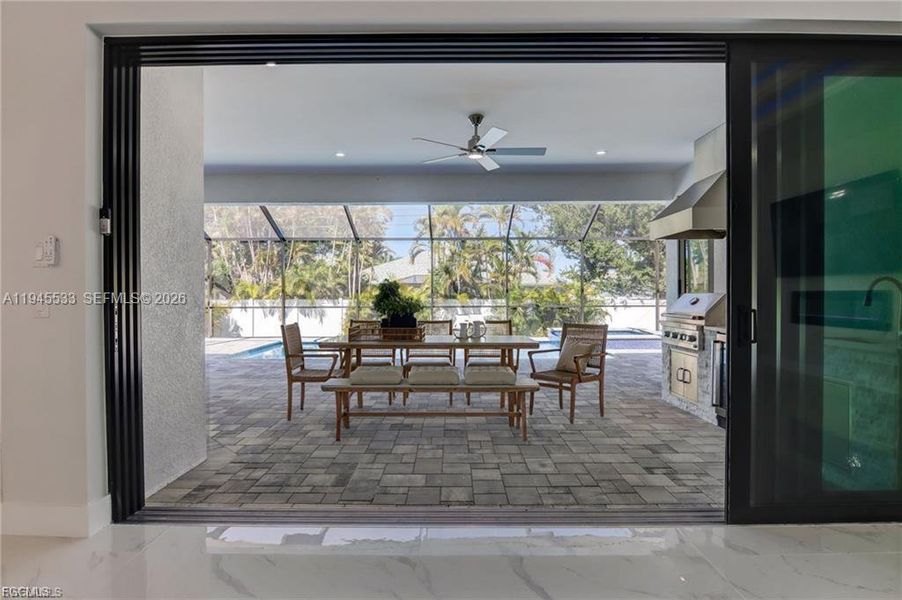 Exterior details and patio area of a home in , Cape Coral (Image 27).