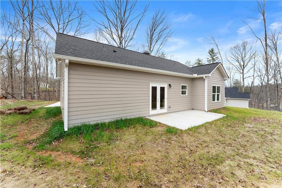Exterior details and patio area of a home in , Cleveland (Image 34).