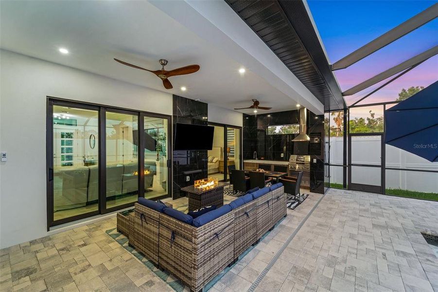 Exterior details and patio area of a home in , Nokomis (Image 23).