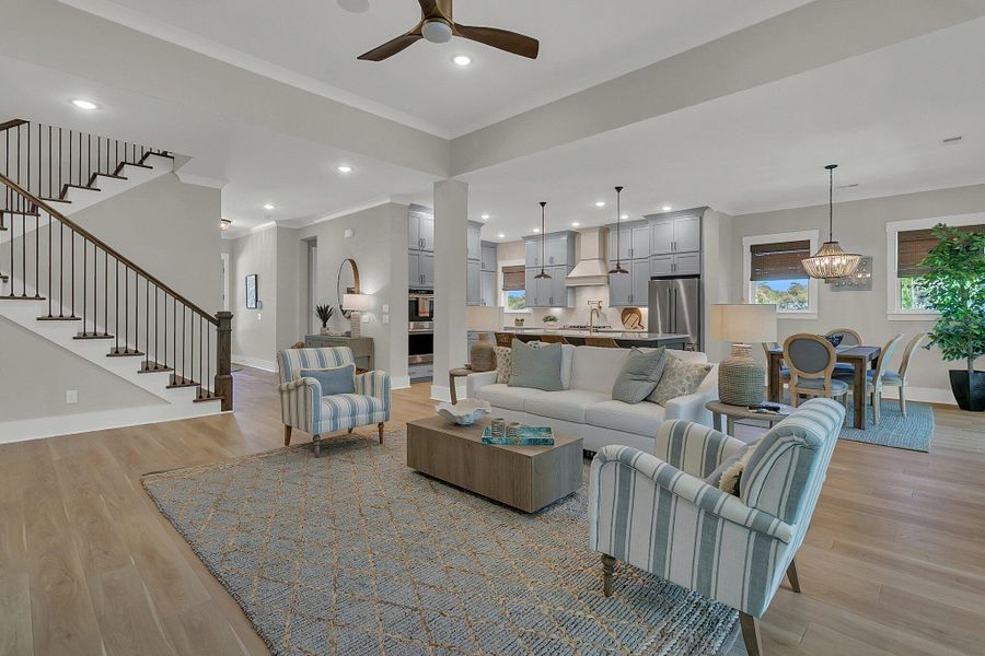 Furnished interior view inside a new home in , Johns Island (Image 28). Furnished interior view inside a new home in , Johns Island (Image 28).