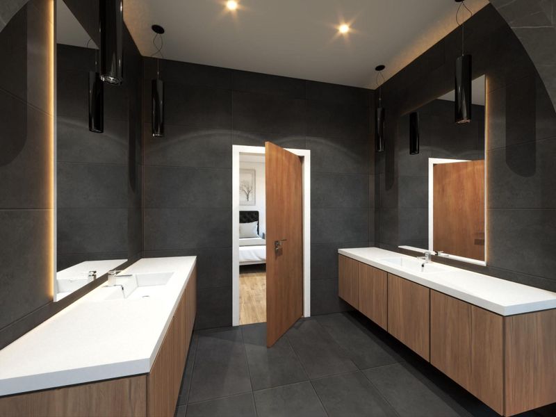 Furnished interior view inside a new home in , Houston (Image 9).