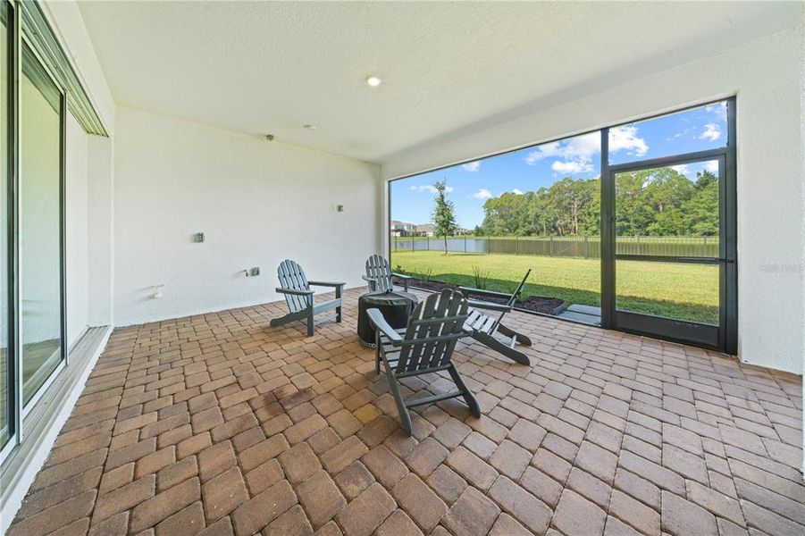Exterior details and patio area of a home in , Wesley Chapel (Image 24).