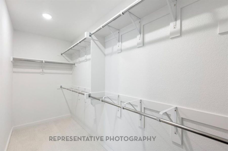 View of spacious closet