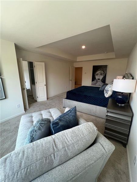 Furnished interior view inside a new home in Old Salem Crossing, Conyers (Image 11).