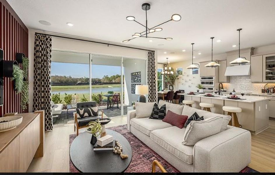 Furnished interior view inside a new home in Skye Ranch Community Group Page, Sarasota (Image 4).