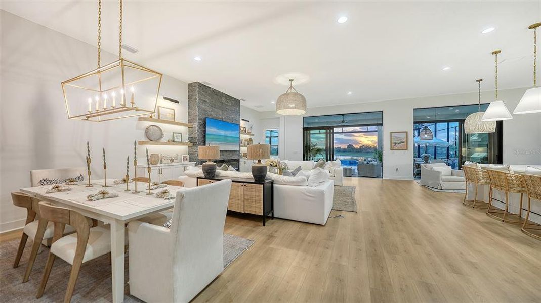 Furnished interior view inside a new home in , Sarasota (Image 44).