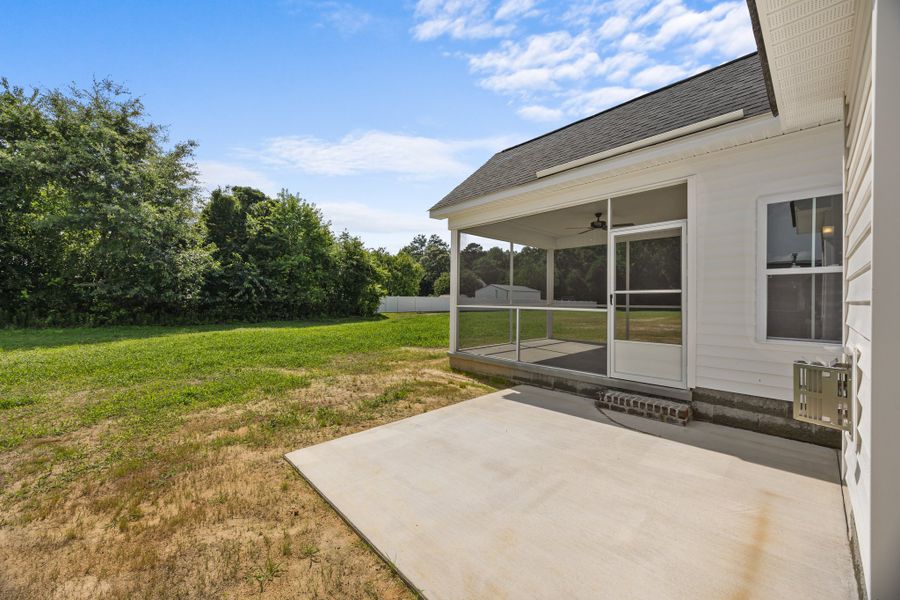 Representative exterior details of a home built from the Albemarle by Bill Clark Homes in Kennedy's Crossing, Grimesland (Image 27). Representative exterior details of a home built from the Albemarle by Bill Clark Homes in Kennedy's Crossing, Grimesland (Image 27).