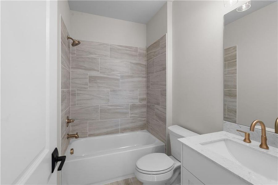 Furnished interior view inside a new home in Promenade at Sawnee Village, Cumming (Image 14).