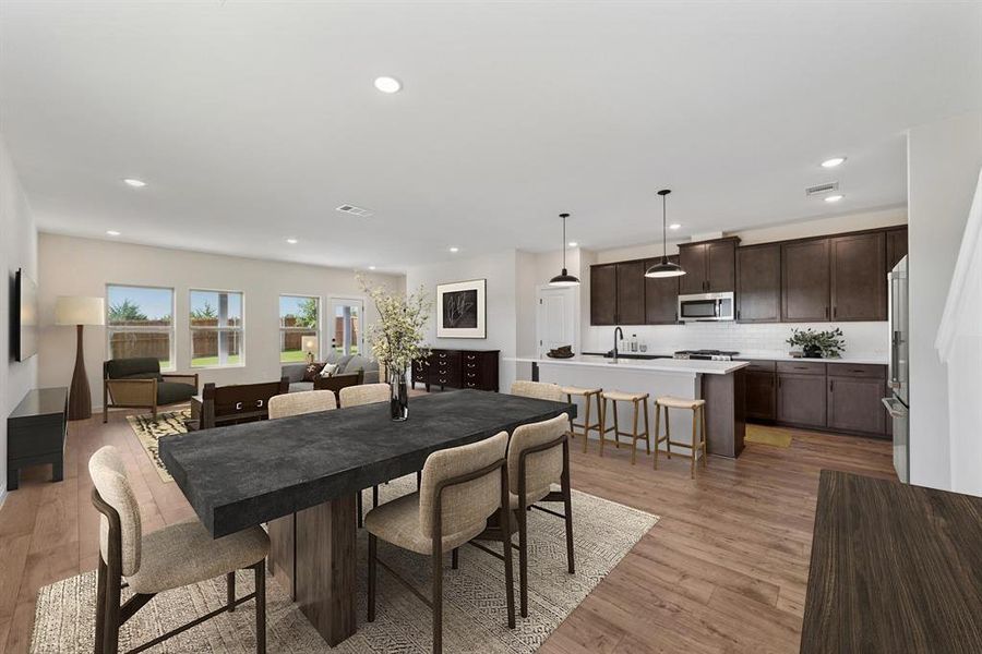 Furnished interior view inside a new home in Rolling Ridge, Van Alstyne (Image 9). Furnished interior view inside a new home in Rolling Ridge, Van Alstyne (Image 9).