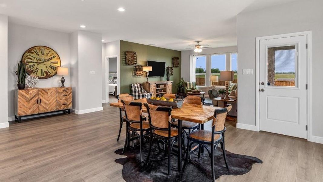 Furnished interior view inside a new home in Bella Vista, Granbury (Image 10). Furnished interior view inside a new home in Bella Vista, Granbury (Image 10).