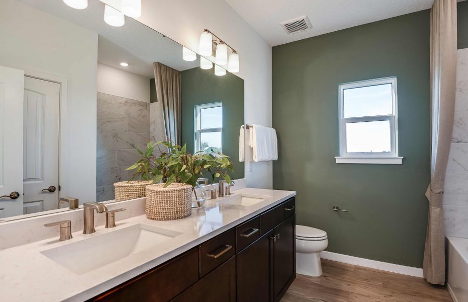 Representative furnished interior of a home built from the Merlot by Pulte Homes in Riverwood, Zephyrhills (Image 12). Representative furnished interior of a home built from the Merlot by Pulte Homes in Riverwood, Zephyrhills (Image 12).